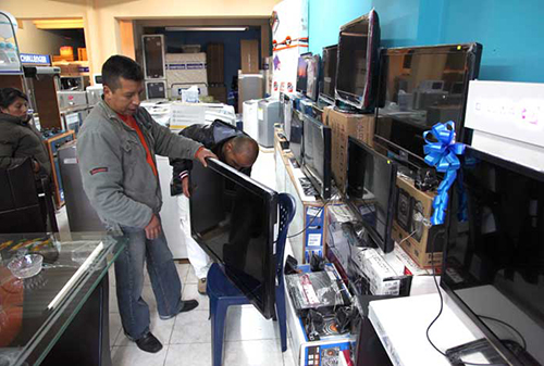 compradores de electrodomesticos televisores usados